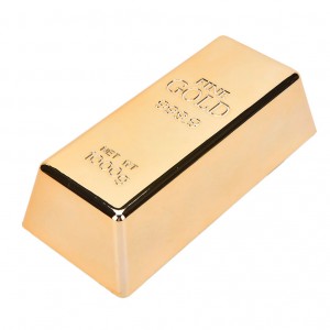 1 Pcs Gold Bar Bullion Door Stop Fake Gold Bar Bullion Door Stop/Paperweight TB   352182803908